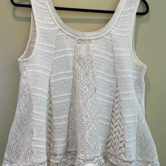 Anthropologie Tops - Meadow Rue for Anthropologie Carrigan Crochet top detailed panel design size M